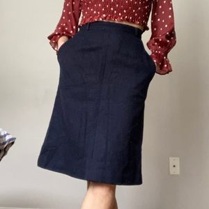 Vintage wool skirt